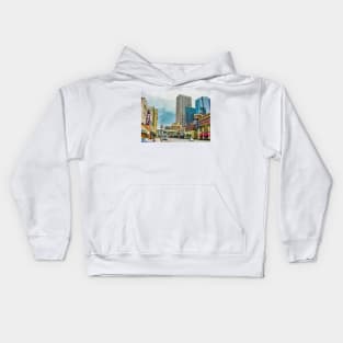 Minneapolis-9th and Hennepin-circa 2002 Kids Hoodie